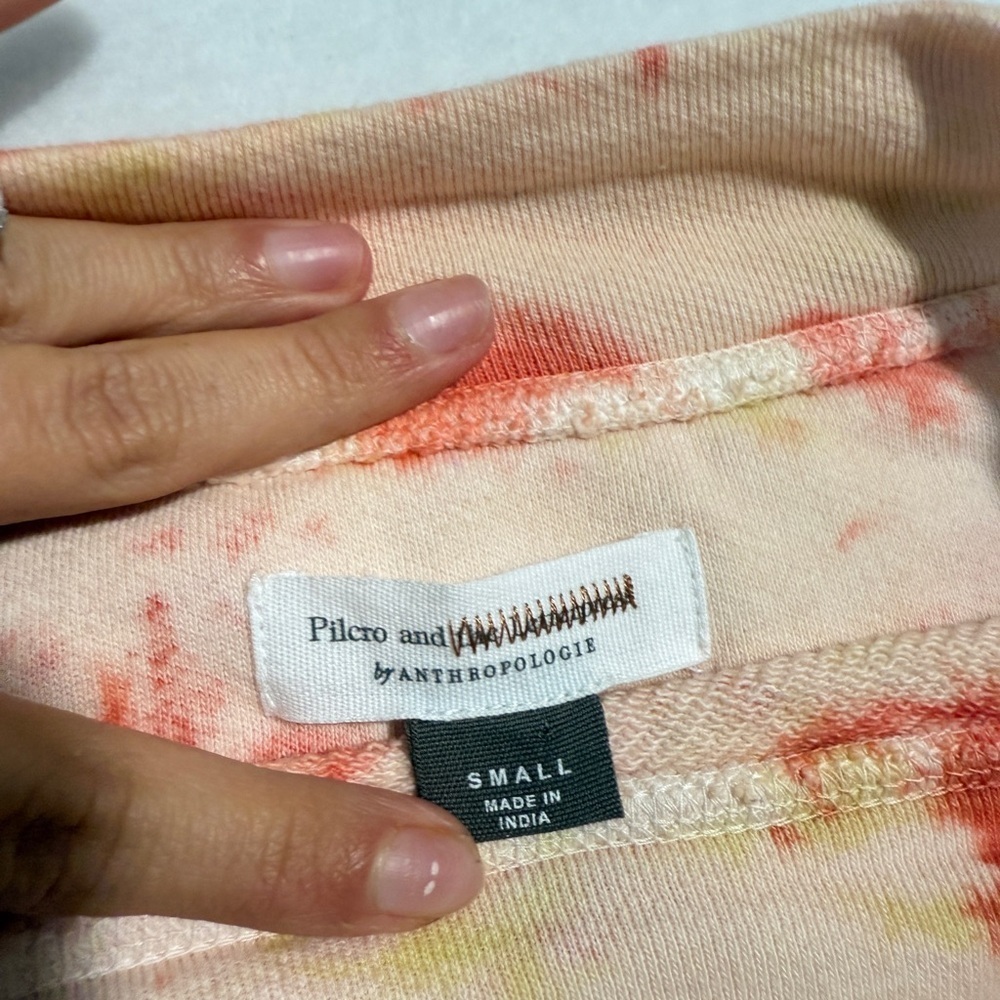 Anthropologie Pilcro Sweatshirt | Size Small | Tie-Dye Top - Picture 3 of 3